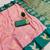 Baby Pink Color woven Zari Work Silk Saree 