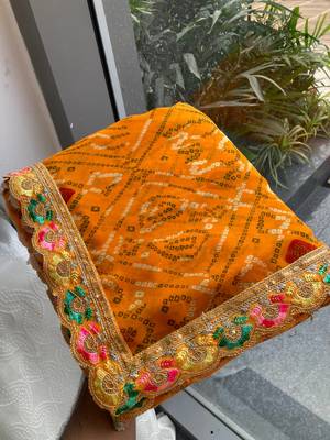 Womenssimply bandhej georgette saree 3