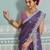 New trendy party wear soft silk saree