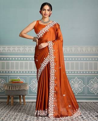 party wear soft silk saree 1