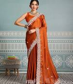  party wear soft silk saree