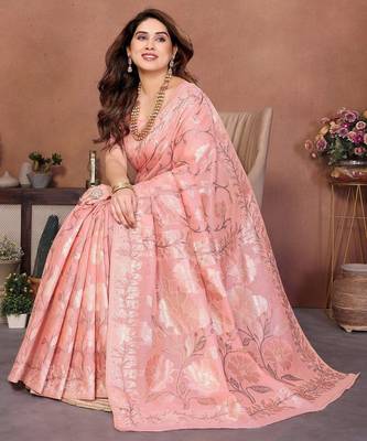 wedding wear pashmina silk saree 2