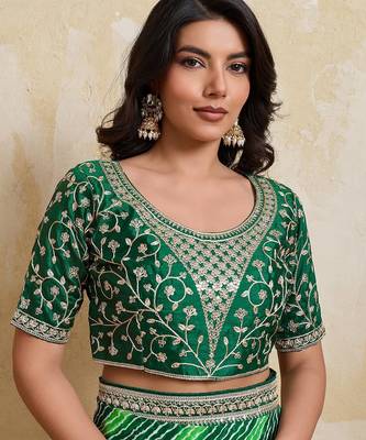 laheriya bandhej georgette saree for daily wear 3