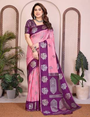 wedding wear banarasi silk saree 1