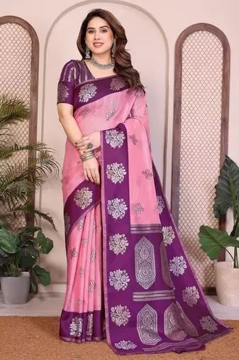  wedding wear banarasi silk saree