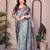New latest trendy wedding wear pashmina silk saree