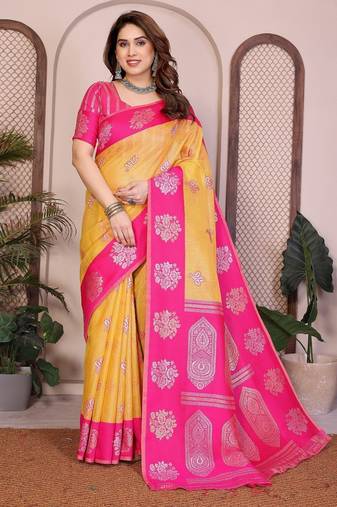  wedding wear banarasi silk saree