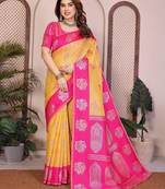  wedding wear banarasi silk saree