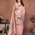 New latest trendy wedding wear pashmina silk saree