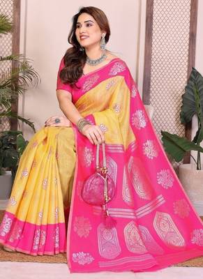 wedding wear banarasi silk saree 3