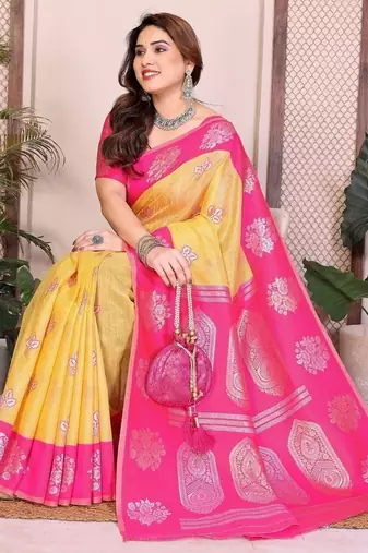 wedding wear banarasi silk saree