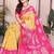 New trendy wedding wear banarasi silk saree