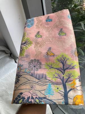 wedding wear pashmina silk saree 3