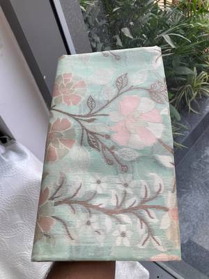 wedding wear pashmina silk saree 3