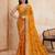 Womens stylish simply wedding wear georgette saree