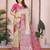 New latest trendy wedding wear pashmina silk saree