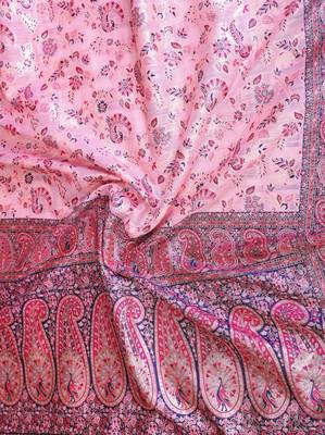 wedding wear pashmina silk saree 3