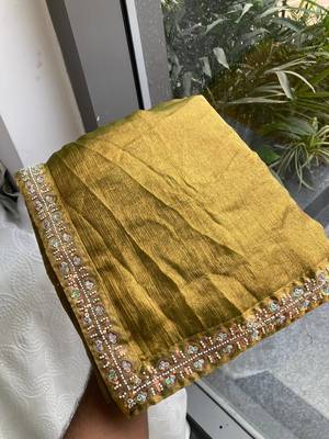 party wear fendy chiffon saree 4