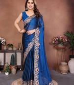  party wear soft silk saree