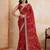 New trendy laheriya bandhej georgette saree for daily wear