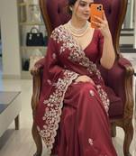  party wear soft silk saree