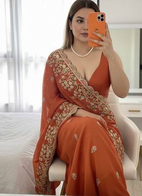party wear soft silk saree 3