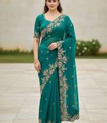  party wear soft silk saree