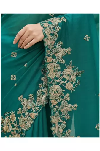 party wear soft silk saree