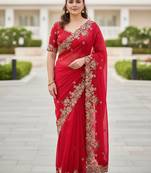  party wear soft silk saree