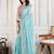 New trendy  stylish wedding wear crunchy silk saree