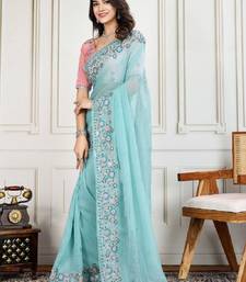 wedding wear crunchy silk saree