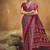 Elegant modal satin print saree with blouse 