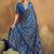 Elegant modal satin print saree with blouse