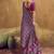 Elegant modal satin print saree with blouse 