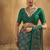 Elegant modal satin print saree with blouse 