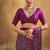 Elegant modal satin print saree with blouse 