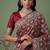 Maroon Color Gold Zari Weaving Pashmina Silk Saree