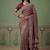 Maroon Color Gold Zari Weaving Pashmina Silk Saree