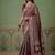 Maroon Color Gold Zari Weaving Pashmina Silk Saree