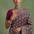 Plum Color Gold Zari Weaving Pashmina Silk Saree