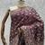 Plum Color Gold Zari Weaving Pashmina Silk Saree