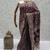 Plum Color Gold Zari Weaving Pashmina Silk Saree