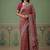 Rani Pink Color Gold Zari Weaving Pashmina Silk Saree
