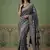 Teal Color Gold Zari Weaving Pashmina Silk Saree