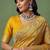 Yellow Color Gold Zari Weaving Pashmina Silk Saree