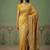 Yellow Color Gold Zari Weaving Pashmina Silk Saree