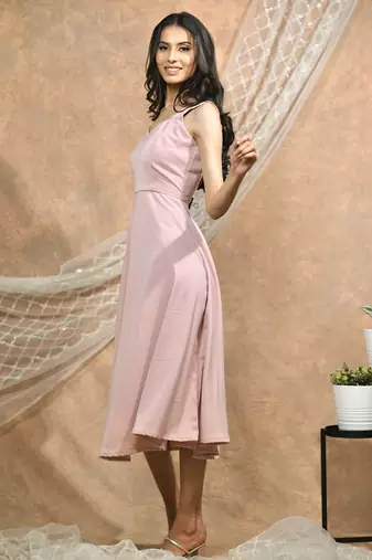 Peach dress