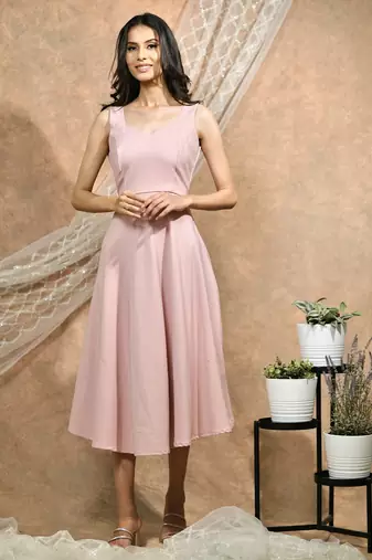 Peach dress