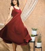 Maroon dress