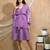 Bloomed lavender jacket dress set